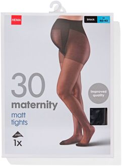 Hema Zwangerschapspanty 30denier zwart (zwart) - 48/52