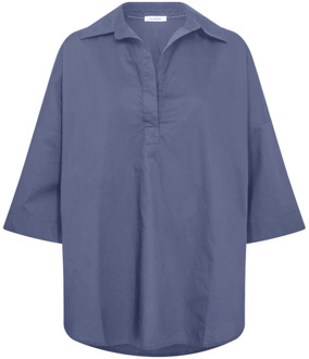 Hemelsblauwe Oversized Pullover Shirt Blouse Co'Couture , Blue , Dames - L,M,S,Xs