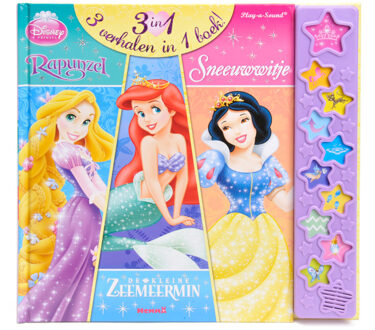 Hemma Disney Princess 3-in-1 verhalenboek met geluiden