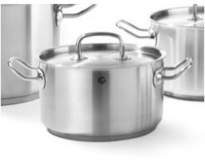 Hendi Kookpan RVS Ø24cm 6L Inductie zilver