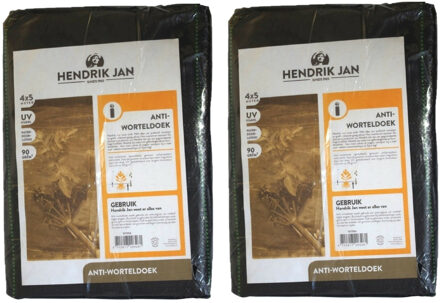 hendrik jan Anti worteldoek/onkruiddoek 4 x 5 meter