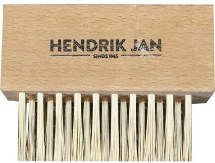 hendrik jan Onkruidborstel - hout - voegenborstel met staaldraad
