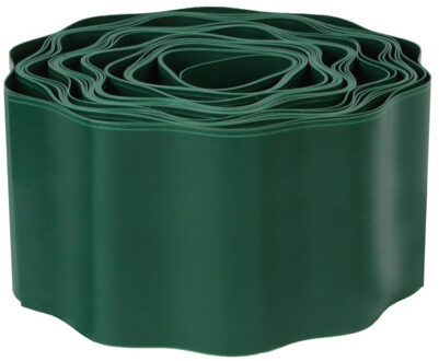 hendrik jan Pakket van 3x stuks kunststof grasranden / borderranden groen 9 m x 9 cm