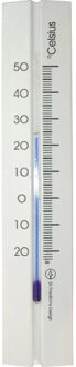 hendrik jan Thermometer binnen - beukenhout - 20 cm - wit - Buitenthermometers