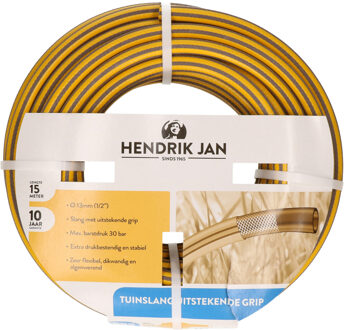 hendrik jan tuinslang anti knik 1/2 (13mm) - 15 meter Geel