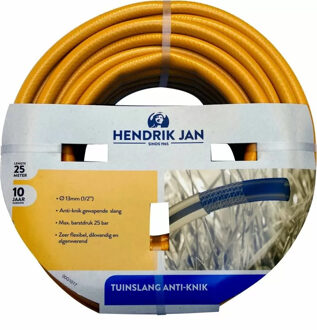 hendrik jan tuinslang anti knik 1/2 (13mm) - 25 meter Geel