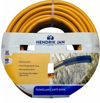 hendrik jan tuinslang anti knik 1/2 (13mm) - 25 meter Geel