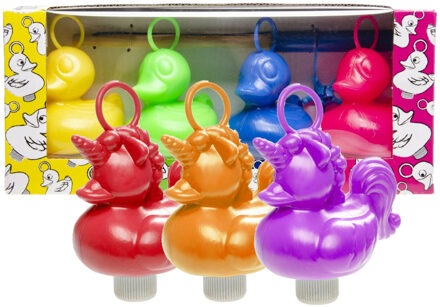 Hengelspel/eenden vangen kermis spel voor kinderen met 7 eendjes