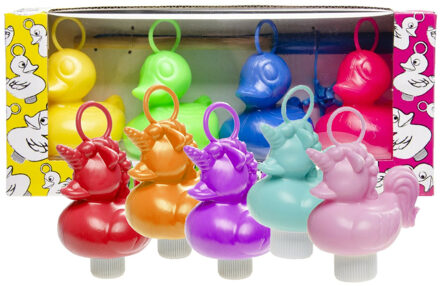 Hengelspel/eenden vangen kermis spel voor kinderen met 9 eendjes