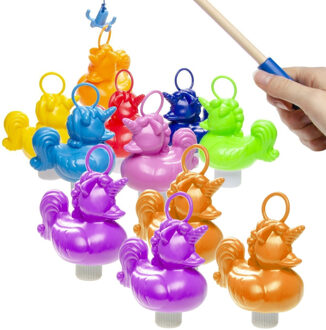 Hengelspel / eendjes vangen kermis spel - voor kinderen - met 11x eendjes - en 2 hengels