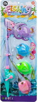 Hengelspel/vissen vangen kermis spel - voor kinderen - badvissen - bad speelgoed Multi