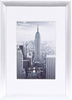 Henzo Fotolijst - Manhattan - Fotomaat 10x15 Cm - Zilver