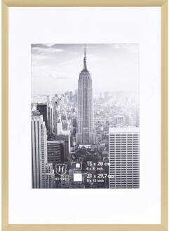 Henzo Fotolijst - Manhattan - Fotomaat 21x30 Cm - Goud