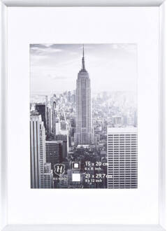 Henzo Fotolijst - Manhattan - Fotomaat 21x30 Cm - Zilver