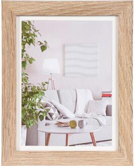 Henzo Fotolijst - Modern - Fotomaat 15x20 cm - Lichtbruin