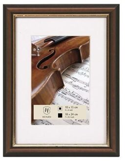Henzo Fotolijst - Verona - Fotomaat 18x24 Cm - Donkerbruin