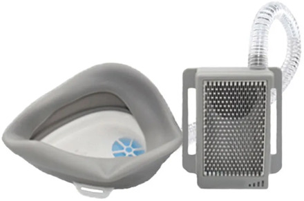 HEPA13 dustproof and anti-fog electric air supply portable mobile lung protection gas mask air pollution purification filter