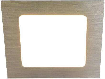 Hera LED meubelverlichting FAQ 68 roestvrij staal 4W 4.000K roestvrij staal, opaal