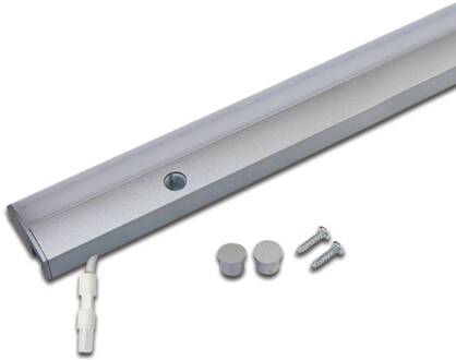 Hera LED meubelverlichting ModuLite F, aluminium, 90 cm, 3.000 K, aluminium aluminium geanodiseerd