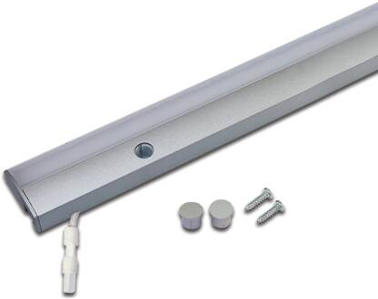 Hera LED ModuLite F - LED meubellamp 120 lengtecm aluminium, gesatineerd