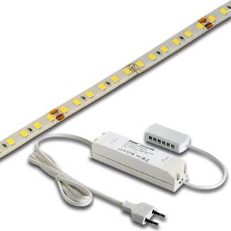 Hera LED strip Basic-Tape S, IP54, 2700K, lengte 260cm wit, helder