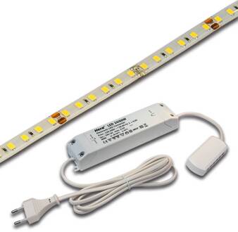 Hera LED strip Basic-Tape S, IP54, 4.000K, lengte 500cm wit, helder