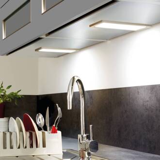 Hera Onderbouwlamp LED Sky roestvrij staal 4.000K roestvrij staal, wit