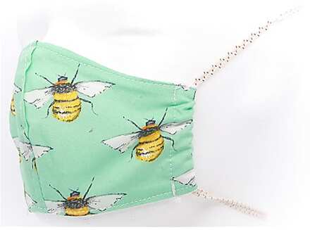 Herbruikbaar Mondmasker Kids - Mint Bee