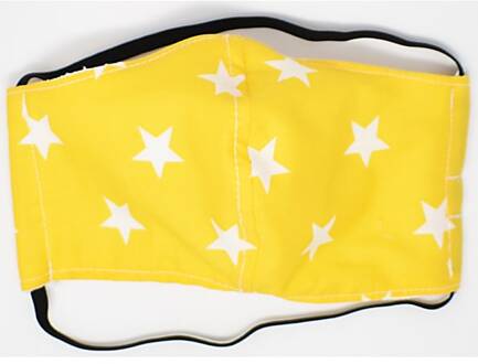 Herbruikbaar Mondmasker Kids - Yellow Star