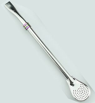 Herbruikbare 304 Roestvrij Staal Thee Filter Keuken Accessoires Rietje Melk Drinkware Bar Party Accessoire kleurrijk