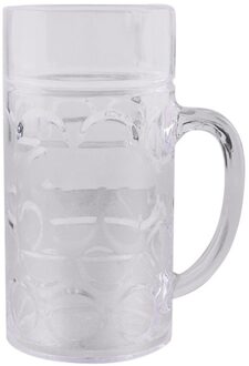 Herbruikbare 32Oz Plastic Bier Mok 1 Liter Met Handvatten Ananas Cup Voor Club Bar Party Grote Capaciteit Dikke Koffie mok