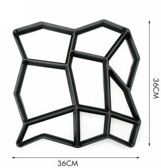 Herbruikbare 9 Grid Tuin Bestrating Mal Lopen Bestrating Beton Mould Diy Bestrating Cement Baksteen Stone Road Floor Path Maker Mould