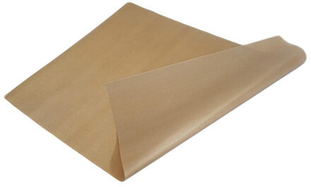 Herbruikbare Bakken Mat Hittebestendig Teflon Vel Gebak Bakken Oliepapier Hittebestendig Pad non-stick voor Outdoor BBQ 40X30cm bruin