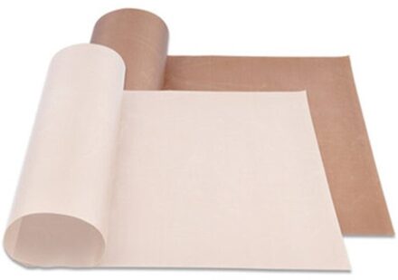 Herbruikbare Bakken Mat Warmte Pers Pad Non Stick Craft Sheet Hittebestendige Te Schoon Bbq Grill & Bakken Matten macarons 30 x 40cm beige