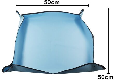 Herbruikbare Bloem Plant Transplanteren Pad Waterdicht Verdikte Oxford Doek Opvouwbare Draagbare Matten Planten Tool A-50CM