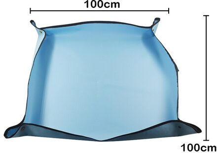 Herbruikbare Bloem Plant Transplanteren Pad Waterdicht Verdikte Oxford Doek Opvouwbare Draagbare Matten Planten Tool G-100CM