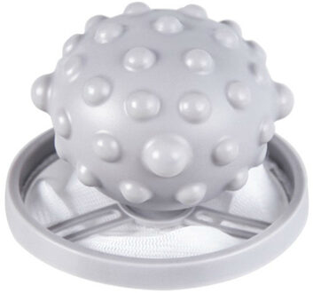 Herbruikbare Drijvende Bont Lint Haar Catcher Remover Wasgoed Wassen Bal Voor Wasmachine Asesorio Para Wasserij Magische Drogen Bal Grijs