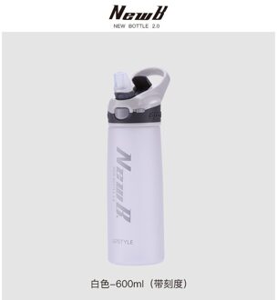 Herbruikbare Geïsoleerde Fles Water Glas Kids Water Fles Roestvrij Staal Roestvrij Geïsoleerde Borraccia Huishoudelijke Producten JJ60WB 0.75L / style1