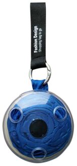 Herbruikbare Grote Capaciteit Tote Opvouwbare Draagbare Boodschappentas Kleine Schijf Messenger Opvouwbare Multifunctionele Eco Schoudertas #1226 Blauw