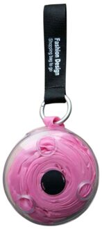 Herbruikbare Grote Capaciteit Tote Opvouwbare Draagbare Boodschappentas Kleine Schijf Messenger Opvouwbare Multifunctionele Eco Schoudertas #1226 roze