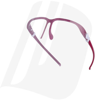 Herbruikbare Keuken Anti-Fog Gezicht Cover Anti-Olie Beschermen Ogen Clear Gezicht Cover Wasbare Stofdicht Ui Snijden Eye bescherming Tool rood