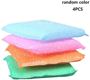 Herbruikbare Keuken Schoonmaken Schotel Spons Kom Wassen Dubbelzijdig Sterke Non-stick Olie Schuren Ddishes Handdoek