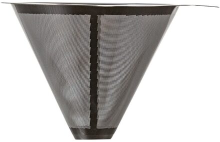 Herbruikbare Koffie Filter 304 Rvs Cone Koffiefilter Manden Mesh Zeef Giet Over Koffie Druppelaar Met Standhouder nee Base
