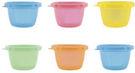 Herbruikbare Kommetjes En Deksels - Verschillende kleuren