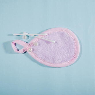 Herbruikbare Make-Up Remover Microfiber Make Up Verwijderen Handdoek Gezicht Wassen Doek Pads Doekjes Gezichtsreiniging Tool Gezicht Cleaner Gezichtsverzorging licht paars