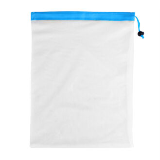 Herbruikbare Mesh Produceren Zakken Voor Boodschappen Opslag Fruit Groente Speelgoed Diversen Organisatie Bag L 44x30.5cm