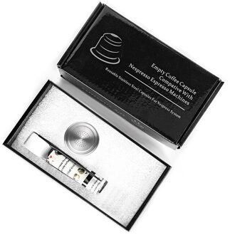 Herbruikbare Nespresso Capsule Voor Nespresso Hervulbare Herbruikbare Koffie Capsule Koffie Sabotage Arbeidsbesparende Koffie Pod 04