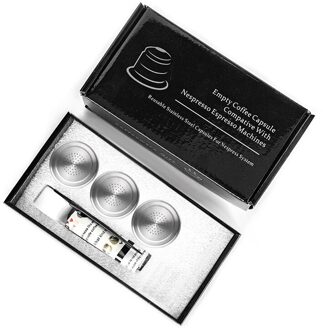 Herbruikbare Nespresso Capsule Voor Nespresso Hervulbare Herbruikbare Koffie Capsule Koffie Sabotage Arbeidsbesparende Koffie Pod 06
