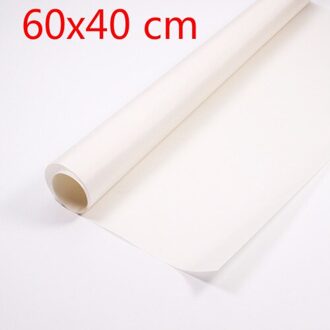 Herbruikbare Non Stick Bakpapier Hittebestendig Teflon Vel Oven Magnetron Grill Bakken Mat Olie-Proof Papier TSLM1 wit 60x40 cm