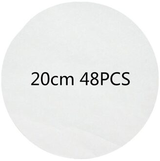 Herbruikbare Non Stick Bakpapier Olie Papier Voor Burger Druk Pizza Bbq Patty Maker Cookie Oven Bakken Mat Keuken Accessoires 20cm 48stk
